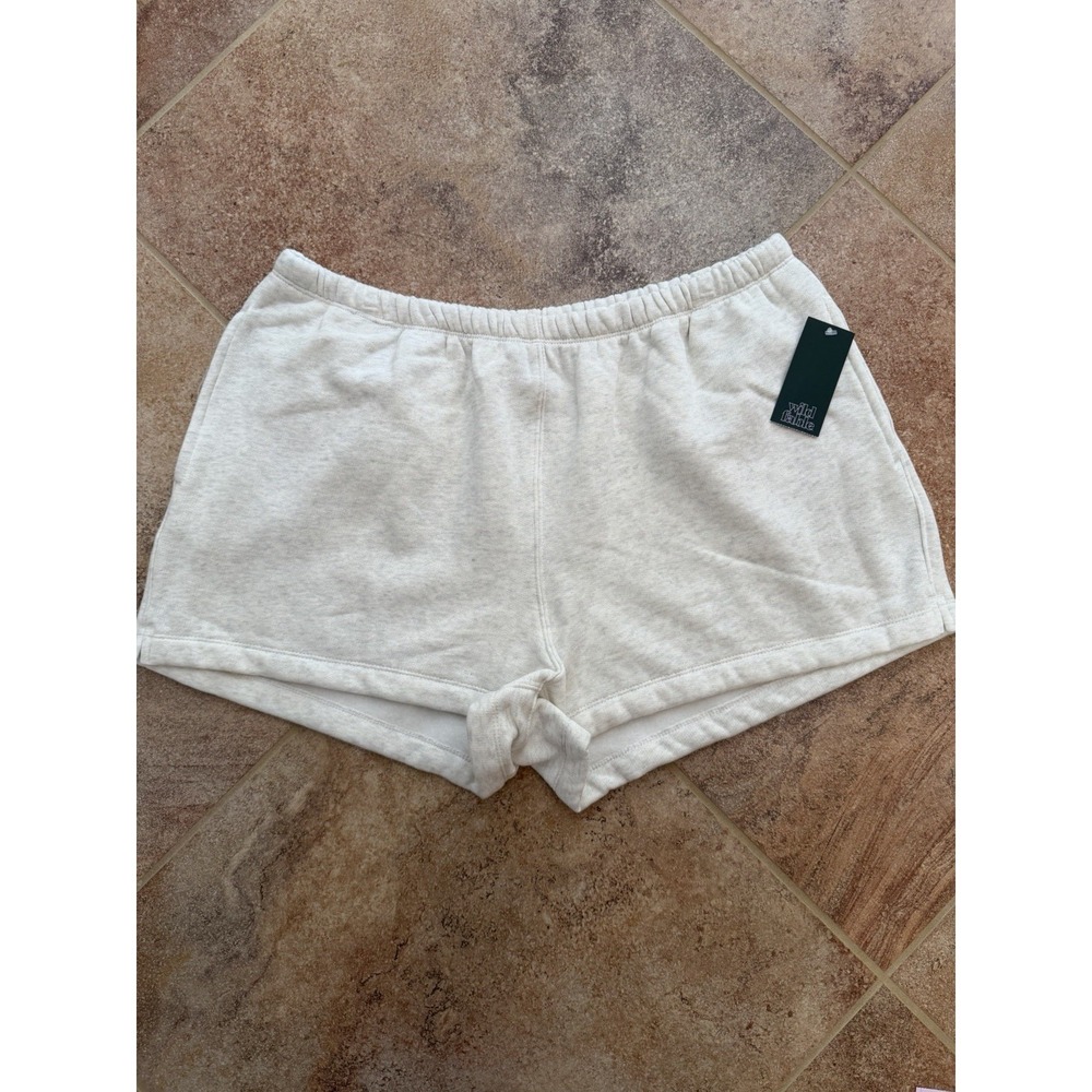 Women's Wild Fable Fleece Heather Gray Lounge Shorts Pajama Shorts Size XL NWT